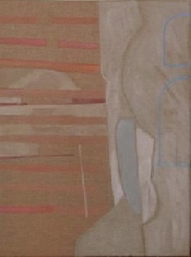 Lin rayé - huile sur toile - 80 x 60 - 2009 